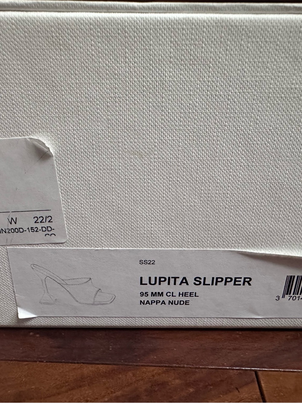 AMINA MUADDI LUPITA Nappa leather in Nude 95MM  Heel 36 6 - Picture 11 of 14
